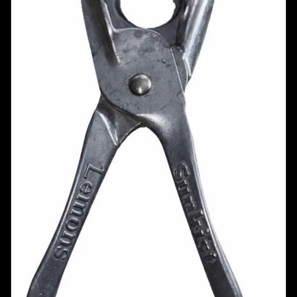 Vintage Sunkist Lemon Squeezer Cast Aluminum Citrus Juicer Kitchen Tool